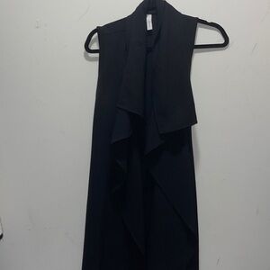 SLEEVELESS WATERFALL VEST